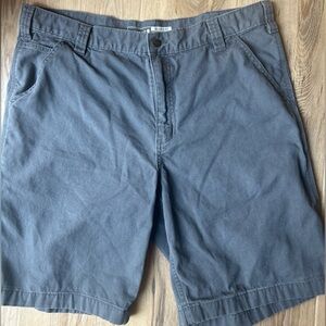 Carhartt Mens Rugged Flex Relaxed Fit Canvas Work Shorts BS2514-M SZ 38 Gray
